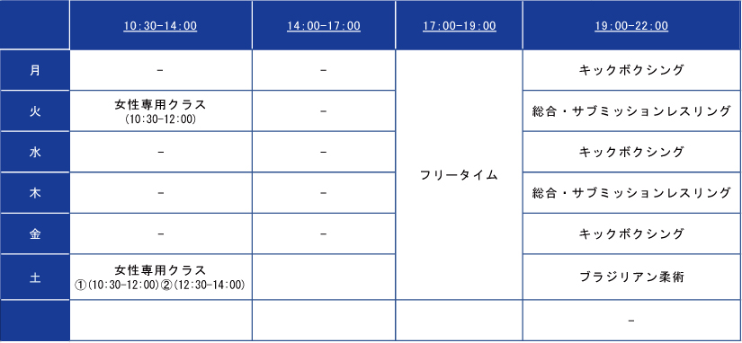 TIMETABLE